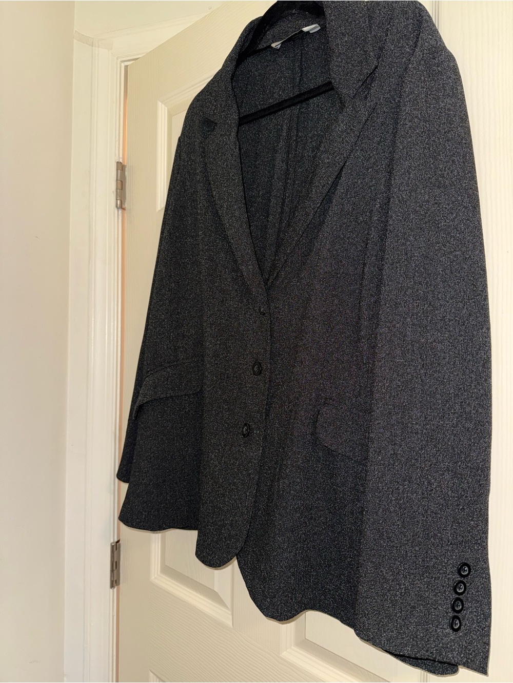 Avenue Dark Charcoal Blazer - Notch Lapel Sport Coat